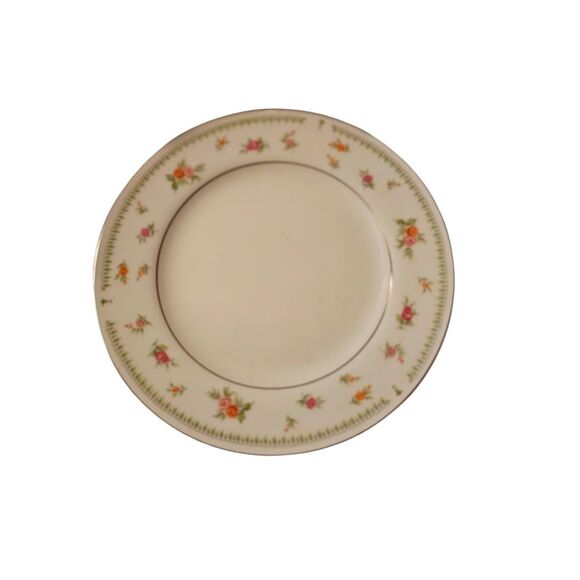 Abingdon China Bread Plates 6 1/2" Fine Porcelain Japan Set of 6 EUC Retired - Picture 1 of 7